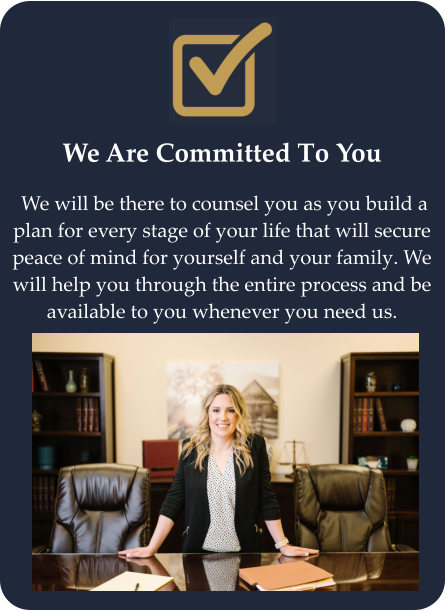 we are committed
